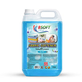 BSOFT Fabric Softener Concentrated Liquid With Blue Musk Fragrance 5L Long-Lasting Freshness, Gentle Soft Care for Clothes, Safe for All Fabrics