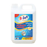 BSOFT Premium Quality Bleach Liquid, Multi Purpose With Lemon Scent, 5 Liters