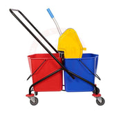 Unleash Cleaning Power with the Moonlight 60-Liter Double Mop Bucket Trolley