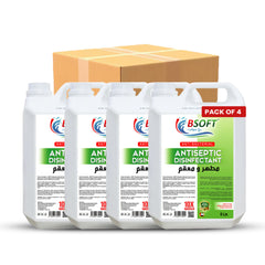 BSOFT Citrus Pine Disinfectant Floor Cleaner Liquid 5 Liters (Pack of 4)