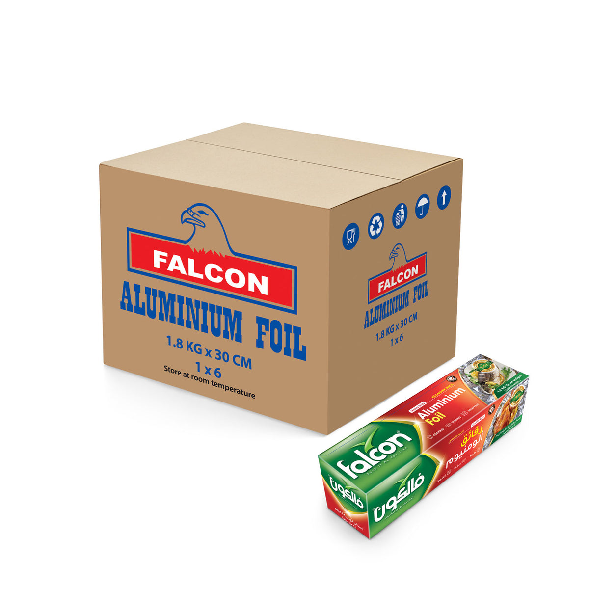Falcon Aluminium Foil 1000g X 6Pcs