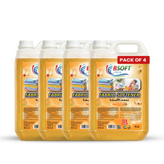 BSOFT Fabric Softener Concentrated Liquid With Sunny Orange Fragrance 5L 4PCS Catton