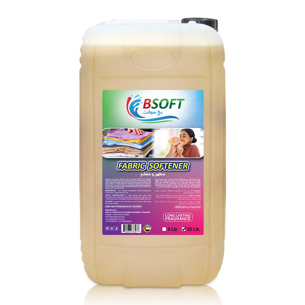 Elevate Your Laundry with BSOFT Fabric Softener - 25 Liters of Oud Fragrance Bliss