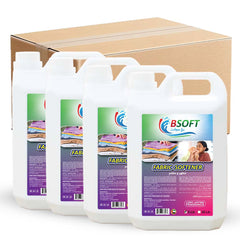 BSOFT Fabric Softener Liquid, 5 Liter Purple (Pack of 4)