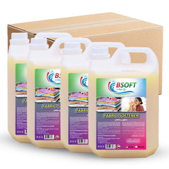 Indulge in Luxury with BSOFT Premium Fabric Softener - Special Orange Fragrance, 5 Liter (Pack of 4) Thick Formula Liquid