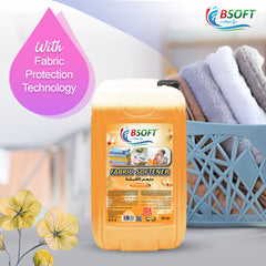 BSOFT Fabric Softener Concentrated Liquid With Sunny Orange Fragrance 25L