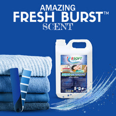 BSOFT Laundry Detergent Liquid - 5-Litre Blissful Scent - Elevate Your Laundry Experience with BSOFT
