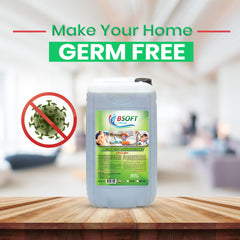 BSOFT Premium Quality Antiseptic & Disinfectant Liquid 25 Liters, Your Ultimate Solution for a Safer and Healthier Environment!