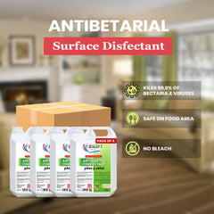BSOFT Citrus Pine Disinfectant Floor Cleaner Liquid 5 Liters (Pack of 4)
