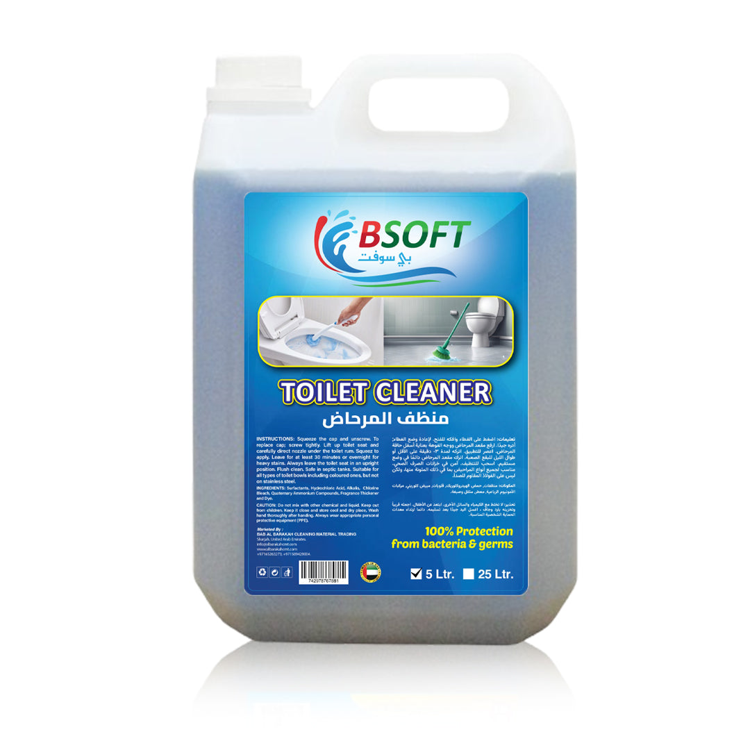 BSOFT, Toilet Cleaner Liquid with Pine Scent 5 Liters
