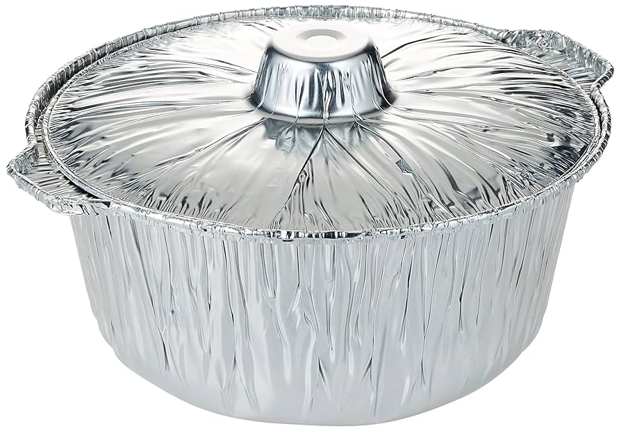 Aluminum Pot 21cm – Pack of 10 Pieces