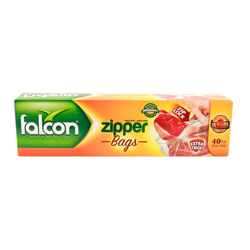 Falcon Zipper Bag 27x30cm